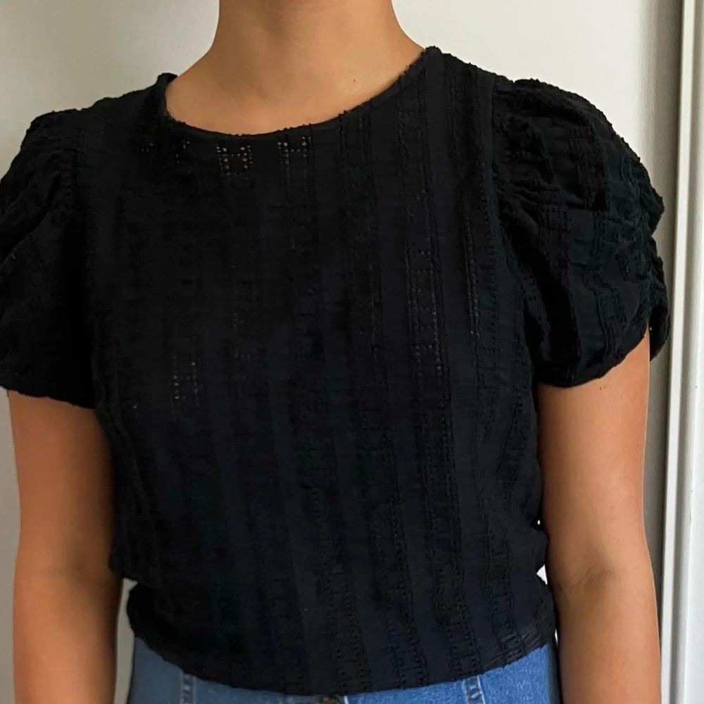Free People open back crop top.